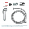 26354000 Набор для гигиенического душа GROHE Tempesta-F, металлический шланг 1250 мм, хром