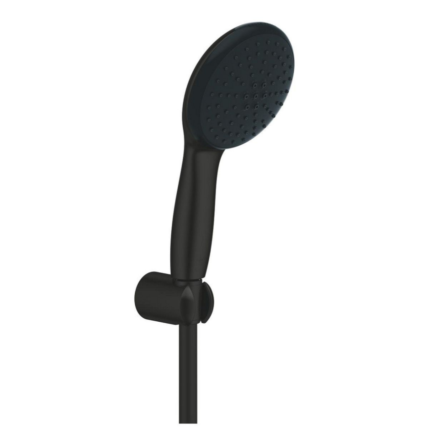 261642433 *Набор для душа GROHE Tempesta 110 с держателем, 2 вида струи, матовый черный