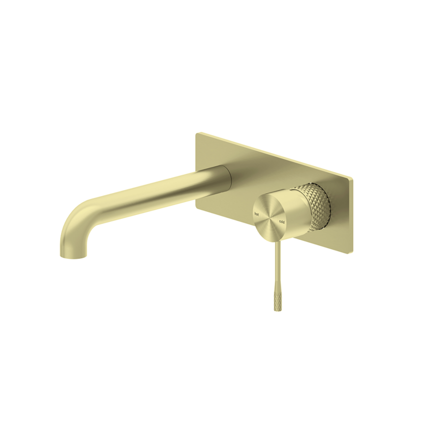 Смеситель скрытого монтажа для раковины на два отверстия Minotti Style mattgold