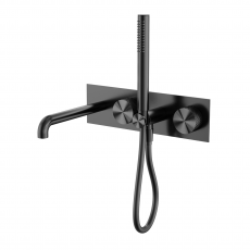 Смеситель для ванны скрытого монтажа Minotti Style Gun metal