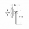40689GN1 Держатель для туалетной бумаги без крышки GROHE Essentials, холодный рассвет матовый