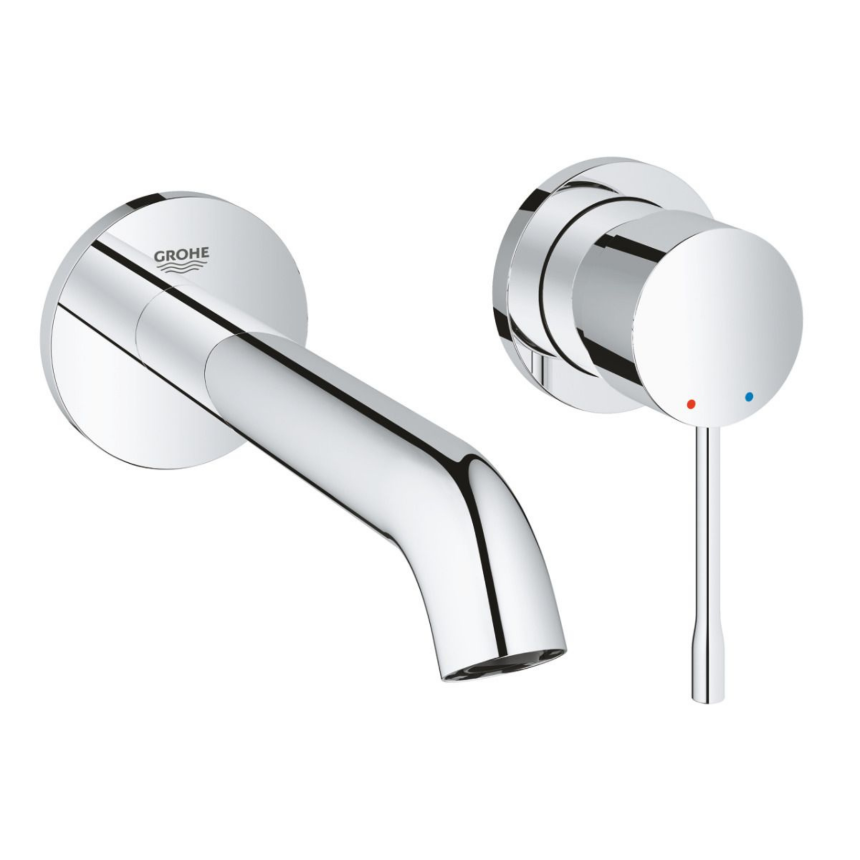 29192001 *Внешняя часть смесителя для раковины GROHE Essence,на 2 отверстия (вынос 183 мм), хром