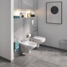 39433000 Биде подвесное GROHE Bau Ceramic, альпин - белый