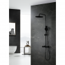 Душевая система с термостатом Minotti Unico Black