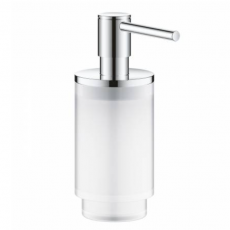 41028000 Дозатор жидкого мыла GROHE Selection, хром/прозрачный белый
