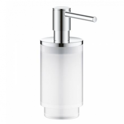 41028000 Дозатор жидкого мыла GROHE Selection, хром/прозрачный белый