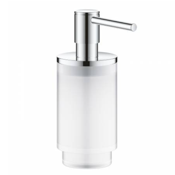 41028000 Дозатор жидкого мыла GROHE Selection, хром/прозрачный белый