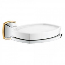 40628IG0 GROHE Grandera мыльница из керамики с держателем