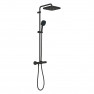 266892431 *Душевая система GROHE Tempesta System 250 CUBE с термостатом, черный матовый