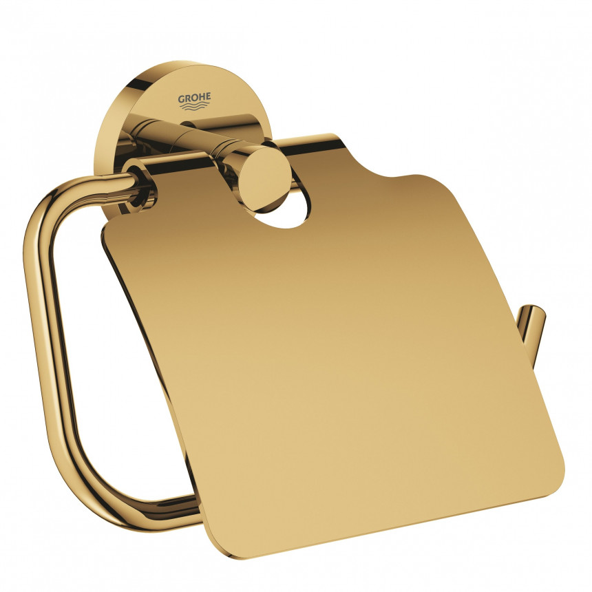 40367GN1 Держатель для туалетной бумаги с крышкой GROHE Essentials, холодный рассвет матовый