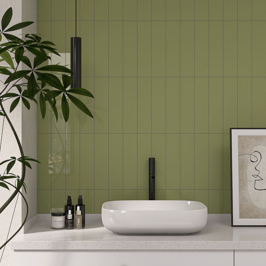 Керамическая плитка M75306D olive green glossy
