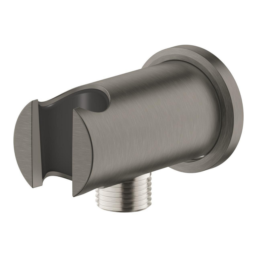 26658AL0 Подключение для душевого шланга GROHE Rainshower с держателем, темный графит матовый