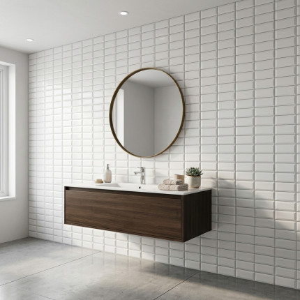 Плитка BISSEL 10*30 BIANCO BRILLO