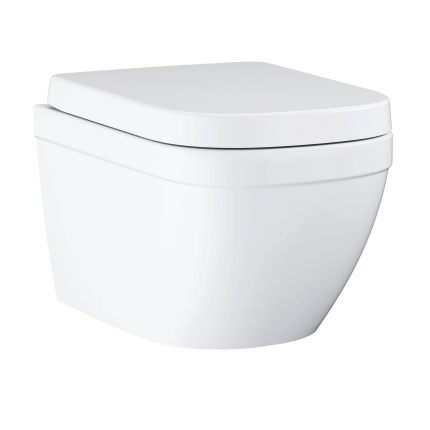 39554000 Подвесной унитаз GROHE Euro Ceramic с сиденьем, альпин-белый