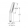 26574DL0 Ручной душ GROHE Rainshower SmartActive 130, 3 вида струи, теплый закат матовый