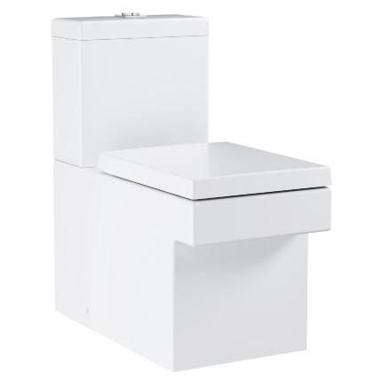 3948400H Унитаз GROHE Cube Ceramic напольный, с покрытием PureGuard, альпин-белый
