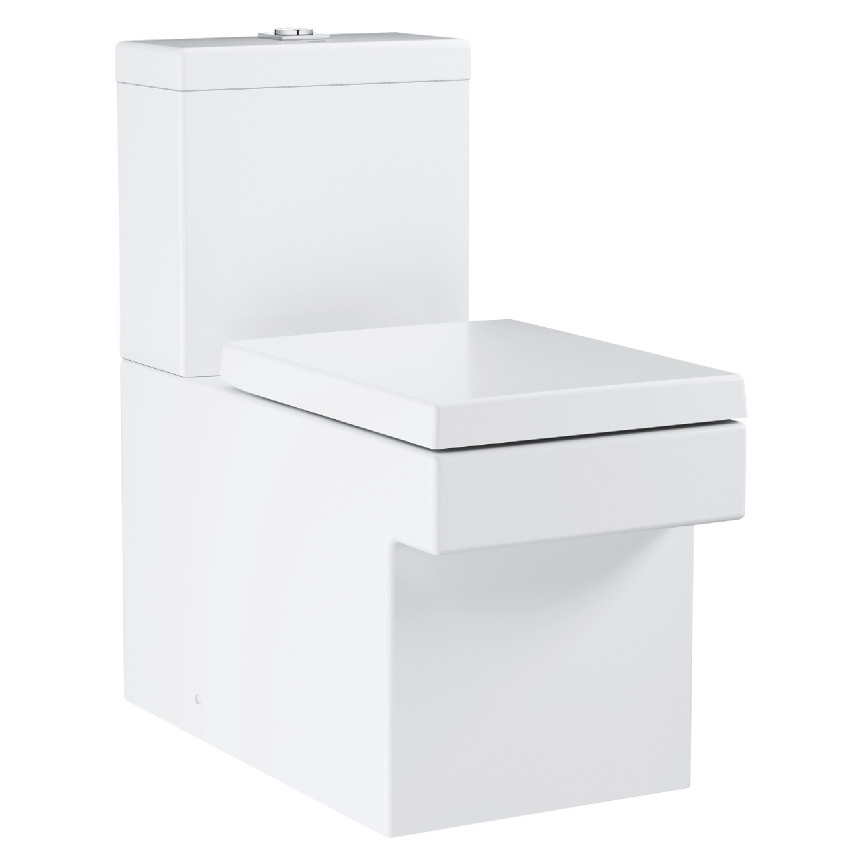 3948400H Унитаз GROHE Cube Ceramic напольный, с покрытием PureGuard, альпин-белый