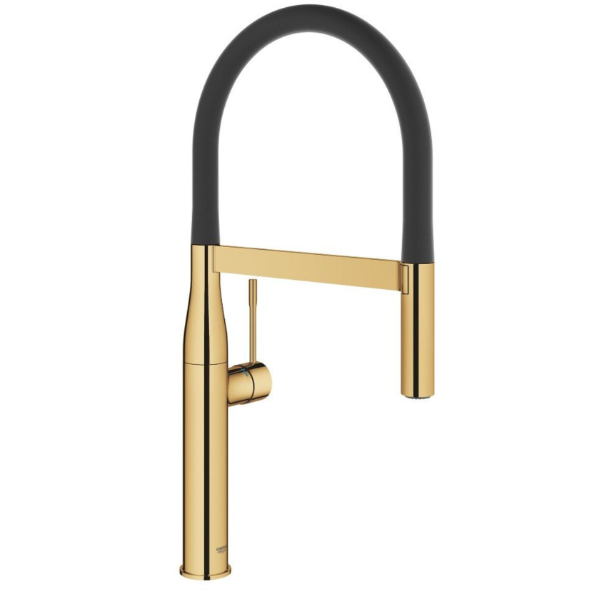 30294GL0 Смеситель для кухни GROHE Essence New с профессиональной лейкой, холодный рассвет глянец