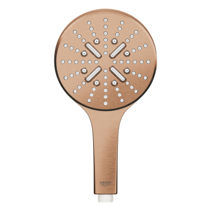 26574DL0 Ручной душ GROHE Rainshower SmartActive 130, 3 вида струи, теплый закат матовый