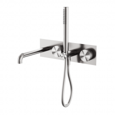 Смеситель для ванны скрытого монтажа Minotti Style brushed nickel