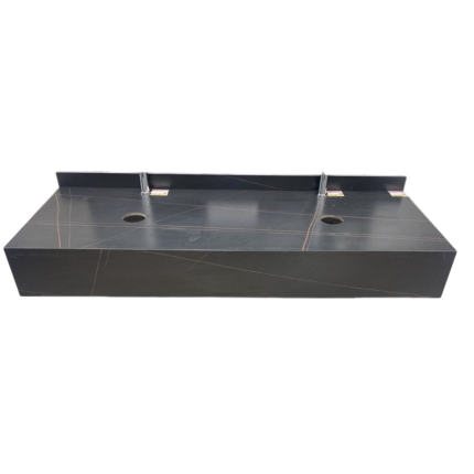 Столешница из искусственного камня LUSSO 120см black marble