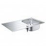 31552SD1 Мойка GROHE K200 45-S 86/50 1.0 с корзинчатым вентилем, нержавеющая сталь
