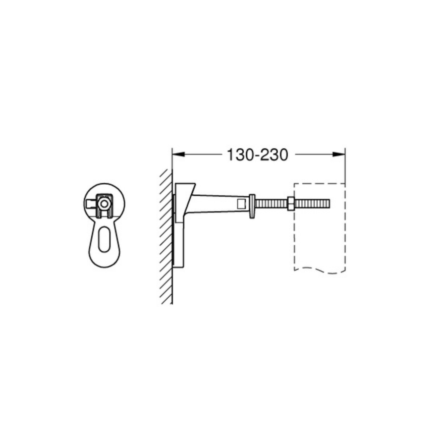 36501000 GROHE Rapid SL,5-1,Инсталляция с подвесным унитазом Euro ceramic, панель Arena Cosmopolitan