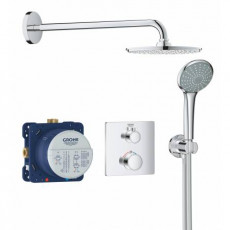 34734000 GROHE Grohtherm Набор для комплектации душа Термостатический смеситель, розетка, верхний д