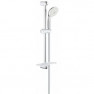 27600001 *Набор для душа GROHE New Tempesta с полочкой, душевая штанга 600 мм, 9,5 л/мин, хром