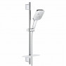 26583000 GROHE Rainshower SmartActive Душевой гарнитур 130 Cube, 3 вида струй, хром