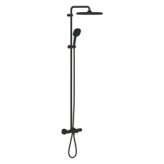 266912431 *Душевая система GROHE Tempesta System 250 CUBE, с термостатом для ванны, матовый черный