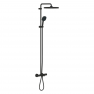 266912431 *Душевая система GROHE Tempesta System 250 CUBE, с термостатом для ванны, матовый черный