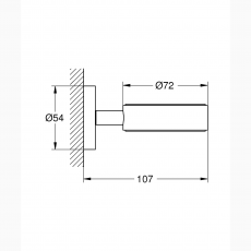 40369GN1 *Держатель GROHE Essentials, холодный рассвет матовый