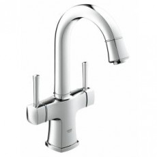 21107000 *Смеситель для раковины GROHE Grandera с донным клапаном и поворотным изливом, хром