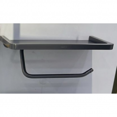 Бумагодержатель с полкой Minotti Unico Gun Metal