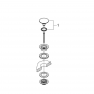 65807AL0 Донный клапан для раковины GROHE, темный графит матовый