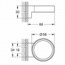 41027000 Держатель для стакана/дозатора жидкого мыла GROHE Selection, хром