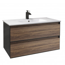 Тумба для ванной комнаты в комплекте с раковиной Minotti Wood 90см
