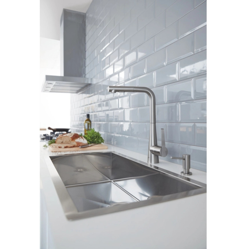 40535DC0 Дозатор жидкого мыла GROHE Cosmopolitan, суперсталь