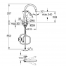 30536000 Смеситель для мойки Grohe BauEdge, с выдвижной лейкой, хром