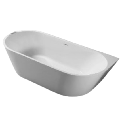 Отдельностоящая акриловая ванна LUSSO Urban 1700*800 mattwhite