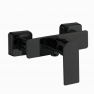 Смеситель для душа LUSSO Eco Cube Black с душевым шлангом и лейкой в комплекте