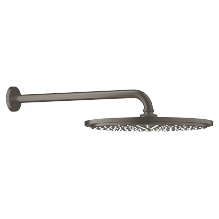 26066AL0 Верхний душ GROHE Rainshower с кронштейном, темный графит матовый