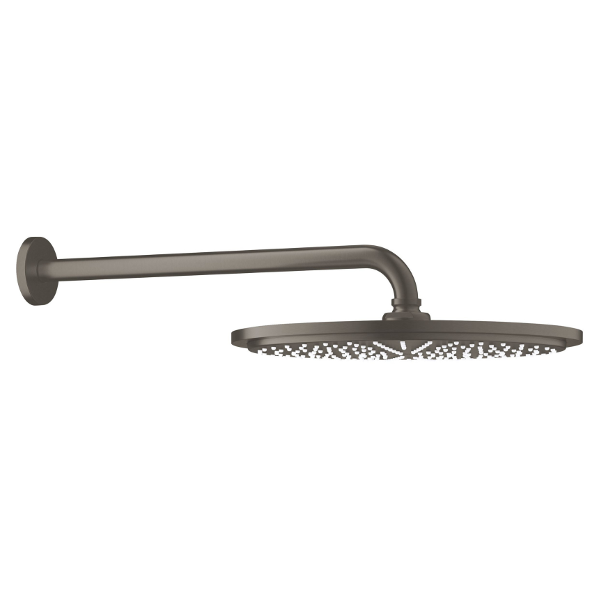 26066AL0 Верхний душ GROHE Rainshower с кронштейном, темный графит матовый