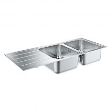 31588SD1 Мойка GROHE K500 с корзинчатым вентилем, нержавеющая сталь