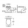 39351000 *Подвесной унитаз GROHE Bau Ceramic с сиденьем, альпин-белый
