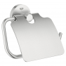 40367DC1 *Держатель для туалетной бумаги GROHE Essentials, с крышкой, суперсталь