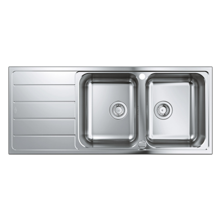 31588SD1 Мойка GROHE K500 с корзинчатым вентилем, нержавеющая сталь