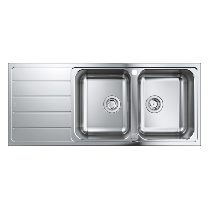 31588SD1 Мойка GROHE K500 с корзинчатым вентилем, нержавеющая сталь
