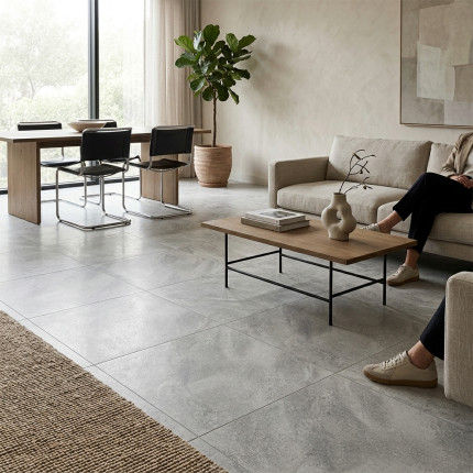 Керамическая плита Skala Grey размеры 600*600